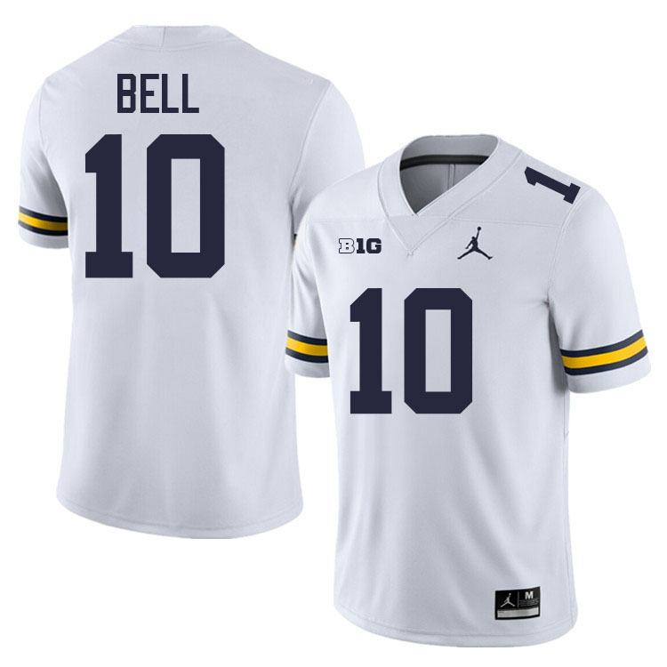 Kendrick Bell Michigan Jersey,Michigan Wolverines #10 Kendrick Bell College Football Jersey Youth-White